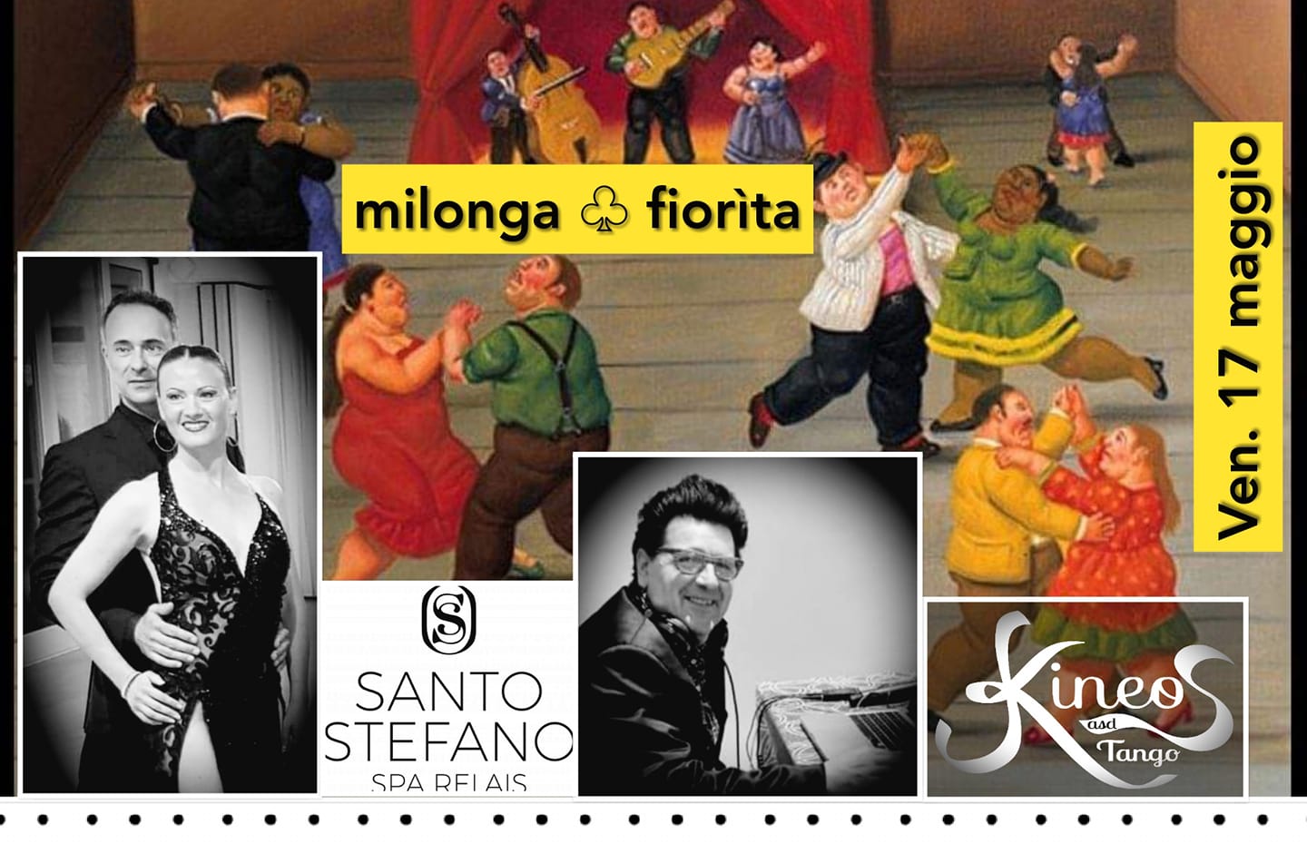 Al momento stai visualizzando Stage + Milonga_Fiorìta by Kìneos_Tango #Tj El Huracàn !